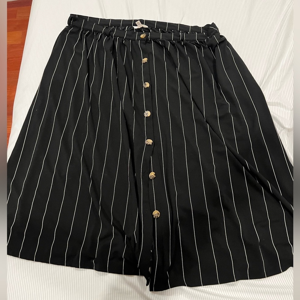 Stripped maxi skirt